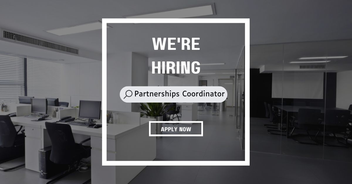 We're hiring a Partnerships Coordinator